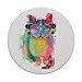 Funky Rainbow Cat - Cell Phone Mount, Hand Holder Knob 6199C PopSockets PopGrip: Swappable Grip for Phones & Tablets PopSockets Adhesive PopGrip