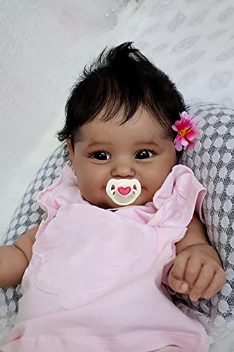 TERABITHIA 20 Inch So Truly Reborn Baby Doll with Soft Body Real Sweet Smile Newborn Realistic Girl Doll, A Moment in My Arms, Forever in My Heart