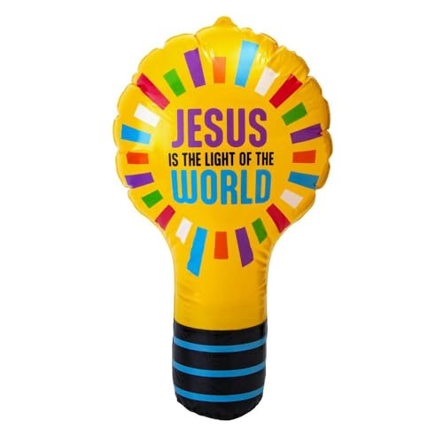 Fun Express Jesus is the Light VBS Inflatable Vinyl Lightbulbs Set - 3 Pc.