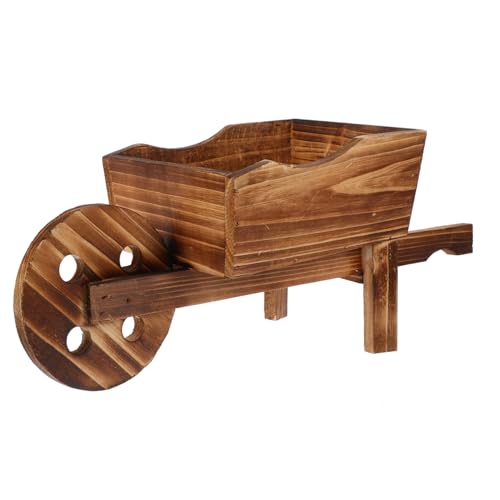 MOTHNUR Pot de Fleurs Style Chariot Vintage Jardinière roulettes Multifonction pour et Plantes Dintérieur Décoration Murale Intérieure et Extérieure Support Pratique pour Bureau et Maison