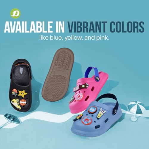 Image of DOCTOR EXTRA SOFT Unisex-Child Kids Classic Ultra Soft Clogs /Sandals with Adjustable Back Strap| Comfortable & LightWeight| Stylish & Anti-Skid| Indoor & Outdoor Casual Sports Mules Boys & Girls D-529