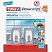 Produktbild tesa 8 x Powerstrips Haken Small Metall-Kunststoff Konvex Edelstahl/weiß 2 Haken