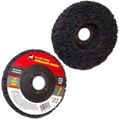 for 4 1/2" Rough Poly Abrasive Scruff Wheel for Grinder Rust Paint Stripping