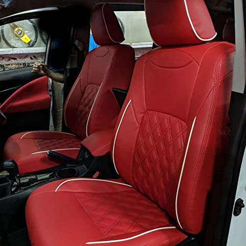 RideoFrenzy Luxury Nappa Leather Car Seat Covers for Tata Nexon & EV Skin Fit Tailor Made