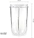 2 PCS Replacement Cups For Magic Bullet Replacement Parts 16OZ Blender Cups Jar compatible with 250W Magic Bullet MB1001 Series Juicer Mixer