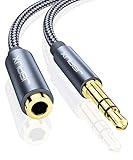 Headphone Extension Cable, JSAUX [6.6ft, Gold-Plated, Hi-Fi Sound] 3.5mm Male to Female Aux...
