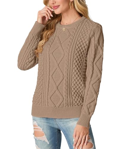 Image of GRECERELLE 2026 Womens Fall Winter Long Sleeve Casual Pullover Sweater Tops