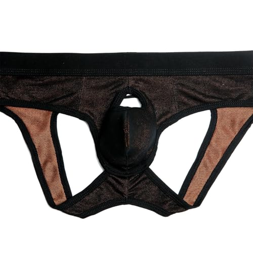 Mens Sexy Hollow Out Bulge Pouch Lingerie Panties Jockstrap Thongs Underwear3
