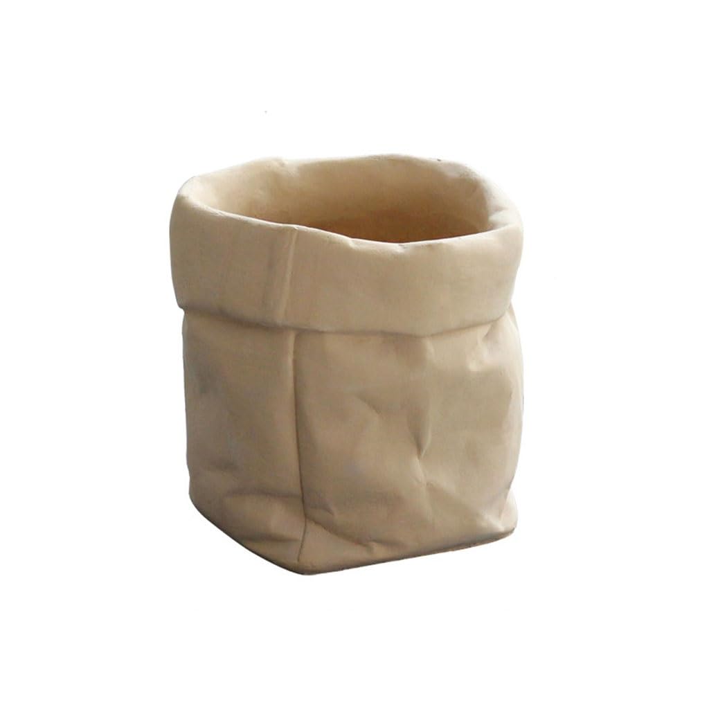 Pot pour plantes d'intérieur en sac de ciment moderne taille M