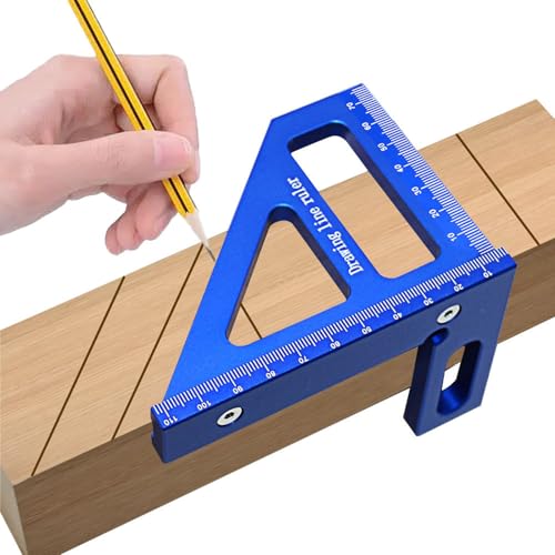 Escuadra de Carpintería de Aleación de Aluminio Resistente miniatura 3