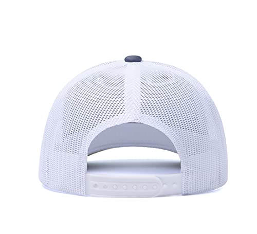 Image of Quanhaigou Trucker Hat - Mesh Snap Back - Unisex Adjustable Baseball Cap - Outdoor Hats for Men Women