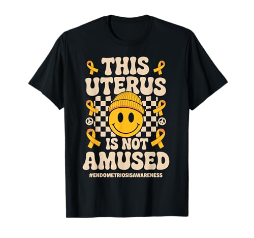 This Uterus Is Not Amused Endo Warrior Endometriosis Yellow Camiseta