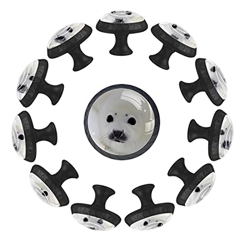 Boutons de tiroir ronds phoque pour rénover facilement une commode enfant