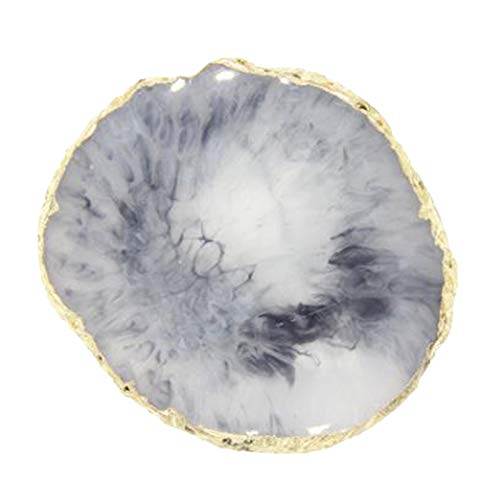 Ordertown Kreative Golden Edge Harz Nagel Farbpalette Mischen Zeichnung Farbe Maniküre Funktioniert Displayhalter Foto Requisiten Werkzeuge Für DIY Schwarz Cover