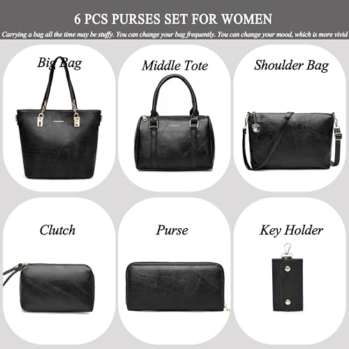 Image of 2E-youth Designer Purses and Handbags for Women Satchel Shoulder Bag Tote Top Handle Bag