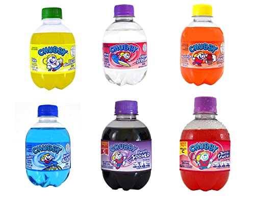 Chubby USA Soda 8.4 oz (250ml) 24 Pack (Mix)