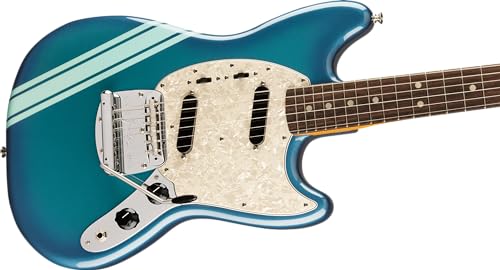 Fender Vintera II ’70s Mustang RW Competition Burgundy – Guitare Électrique - Les Beatles, Paul McCartney, John Lennon, RIngo Starr, George Harrison Fender Vintera II '70s Mustang RW Competition Burgundy - Guitare Électrique – Image 5
