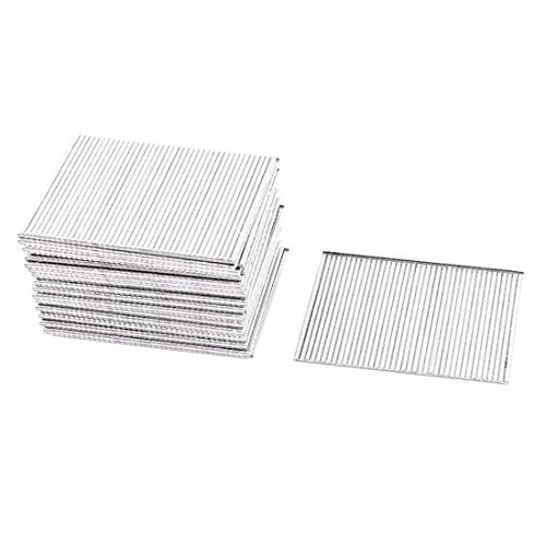 Aexit 2400pcs 18 Screws & Bolts Gauge 50mm Long Chisel Point Galvanized Finish Self-Drilling Screws Brad Nails