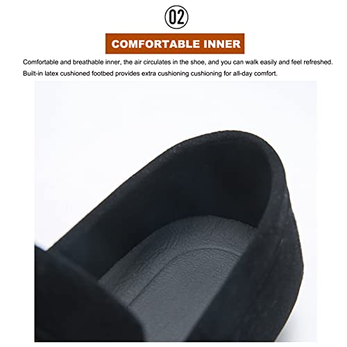 Men's Suede Round Toe Soft Sole Loafers,Breathable Comfortable Slip On Flat Boat Shoes Casual Fashionable Walking Shoes4