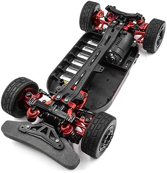 Rapid Performance Conversion Kit Red for Tamiya TT-01 TT-01E / Yeah Racing / TATT-S05RD