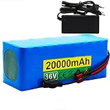 bateria 36v 20ah litio Lista de embalaje: 1 batería de litio de 36 v (con BMS) y 1 cargador de 42 v