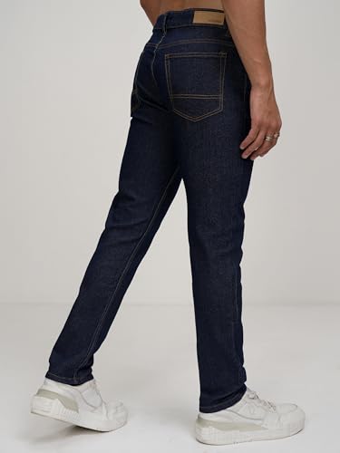 Image of Highlander Men's Straight Fit Jeans | Mid Rise | Stretchable Fabric | Designed for Comfort & Ease of Movement| Jeans for Man