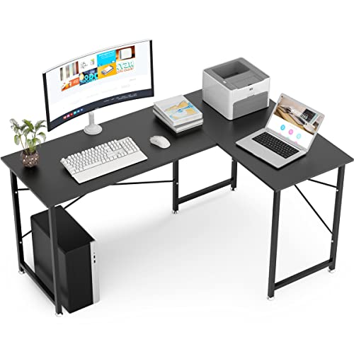 Amazon | DEWEL L字デスク パソコンデスク 幅150cm+100cm×奥行60cm