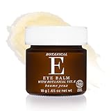 One Love Organics Botanical E Eye Balm – Overnight Eye Treatment for Fine Lines, Dry Skin & Puffiness, Certified Organic & Cruelty Free 0.5 oz