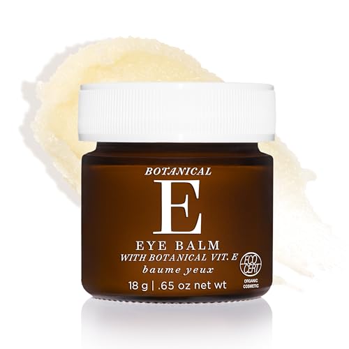 One Love Organics Botanical E Eye Balm – Overnight Eye Treatment for Fine Lines, Dry Skin & Puffiness, Certified Organic & Cruelty Free 0.5 oz