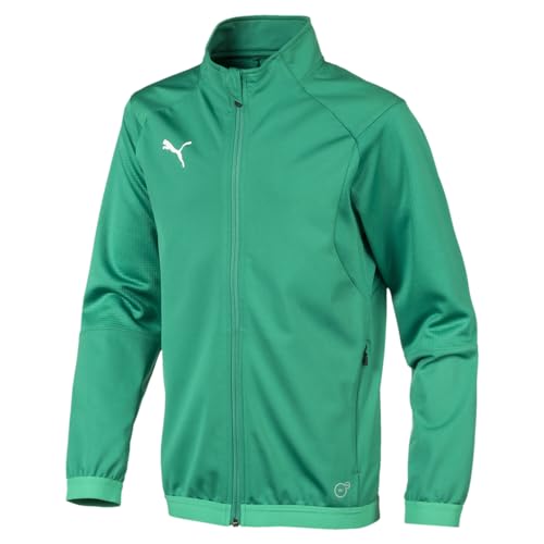 PUMA Kids Boys Liga Jacket Training Athletic Outerwear Casual - Green - Size S
