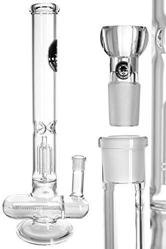 Heisenberg Inline Bong Glasbong mit Eisfach und Stemline Perkolator 18,8 Schliff NS19 (mit Tree Perc) – Bild 6