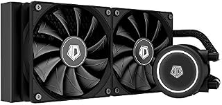 ID-COOLING FROSTFLOW X 240 CPU Water Cooler AIO Cooler 240mm CPU Liquid Cooler White LED 2x120mm PWM Fans, Intel 115X/2066, AMD TR4/AM4