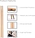 3 Pairs Drum Sticks, Pletpet Classic Maple Wood Tip Drumsticks for Students and Beginners Musical Musical Instrument Percussion Accessories (32CM)