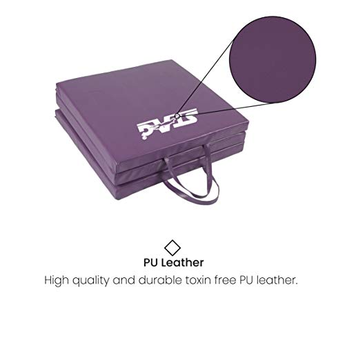 Image of STAG Multi-Purpose Foldable Fitness MAT 180 CM X 60 CM X 40 MM | Use as Tumbling mat, Gymnastics mat, Crash pad | Thick Foam | for Both Men and Women