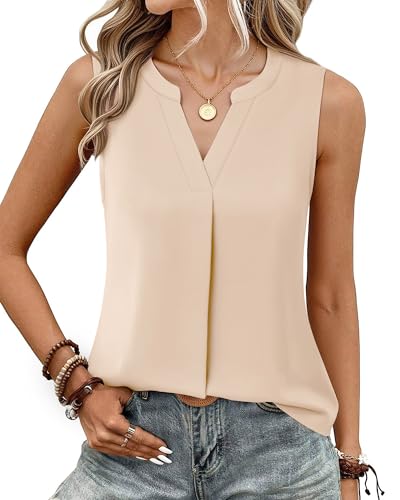 Heersan Dames Tops Zomer Vest Tops Vrouwen UK Effen Kleur V-hals Vesten