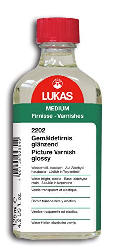 Peinture brillante LUKAS formule haute couvrance en format pratique 125 ml