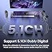 4K HDMI Audio Extractor Converter, HDMI Audio Video Splitter Adapter + Optical Toslink SPDIF Digital Audio + L/R Stereo Analog Compatible with Fire Stick Blu-Ray Player TV Box(1 Pack)