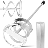 Tige Mélangeuse 80x400 mm HEX Malaxeur Mortier Plâtre Béton Peinture Colle Mélange Spirale...