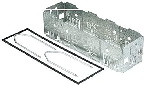 Hama Cadre universel pour autoradio (en métal, ISO) Gris