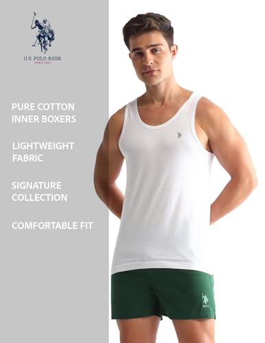 Image of U.S. Polo ASSN. Mens OEX07 Solid Cotton Outer Boxers
