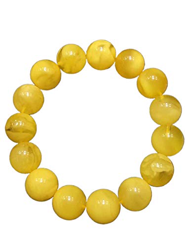 Perles en ambre jaune naturel pour création bijoux bohèmes
