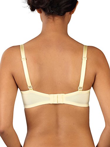 Image of Triumph T-Shirt Bra For Women Wired Padded Body Make-Up Series Seamless Everyday Lingerie Lycra Xtra Fine Breathable Fabric Second-Skin Smooth 3 /4 Cup Support Invisible Underwire Pack Of 1