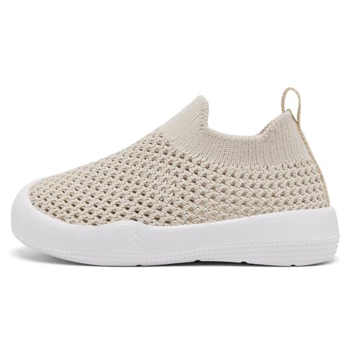 Image of Eashi Baby Boy Girl Non-Skid Indoor Infant Walking Shoes Breathable Warm Elastic Sock Shoes with Memory Sole Protect Toes Outdoor Sneakers