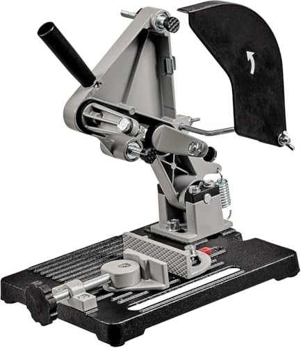 Original Einhell Trennständer TS 115/125 (Winkelschleifer-Zubehör, passend für Trennscheiben mit Ø 115 und 125 mm, einstellbare Spannvorrichtung, auch für Winkelschnitte)