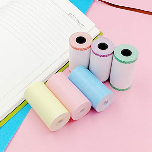 Kisangel 6 peças multifuncionais duráveis de impressão colorida, papel de cópia, papel temático para