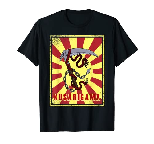 Kusarigama Japón japonés arma artes marciales Camiseta