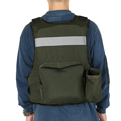 Colete salva-vidas,KKcare Colete de flutuação com vários bolsos com suporte para garrafa de água par