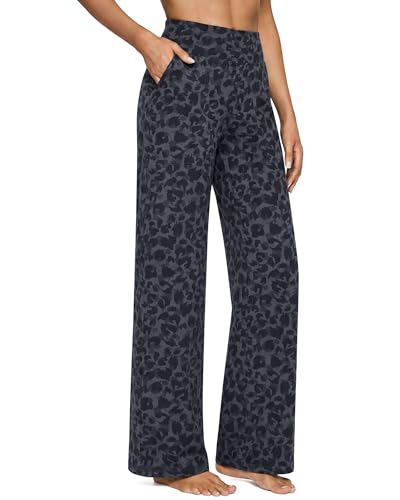 Image of G4Free EverGoing Yoga Pants Women Wide Leg Pants with Pockets High Waist Stretch Dress Casual Sweatpants Petite /Regular /Tall
