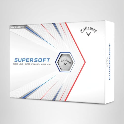 Miniatura 5 de Callaway Supersoft, Pelota De Golf Unisex Adulto, Blanco, Paquete De 12 Bolas