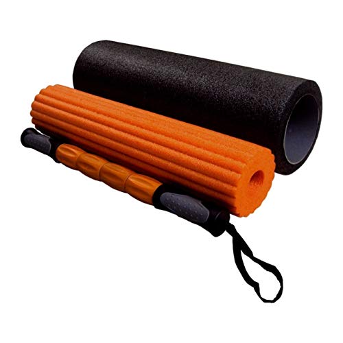 Rolo De Eva Foam Roller Para Pilates Yoga 3 Em 1
